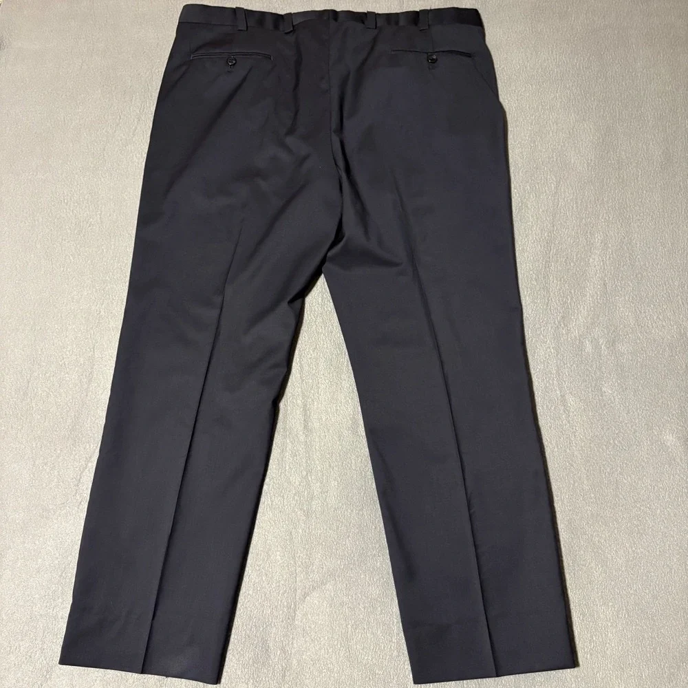 Joseph Abboud Dress Pants Mens 40x29 Navy Marzotto‎ Super 120s Wool Made in USA